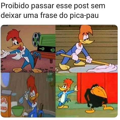 Proibido Passar Esse Post Sem Deixar Uma Frase Do Pica Pau Memes