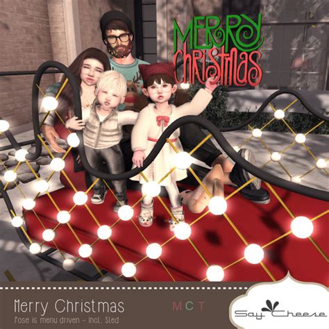 Second Life Marketplace Sc Say Cheese Merry Christmas