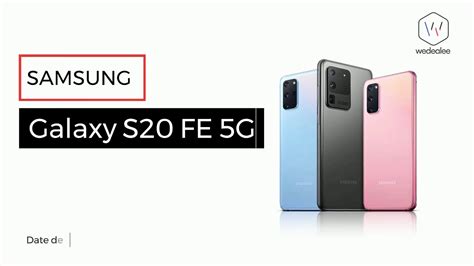 Galaxy S20 FE 5G Découvrez le nouveau Galaxy S20 FE 5G en paiement