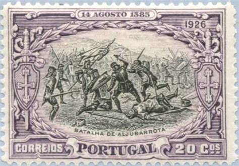 Battle of Aljubarrota (1385) | History of portugal, Stamp, Vintage world maps