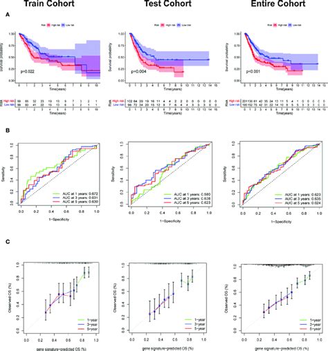 Validation Of Evaluation Of Six Gene Signature A The Survival Curve