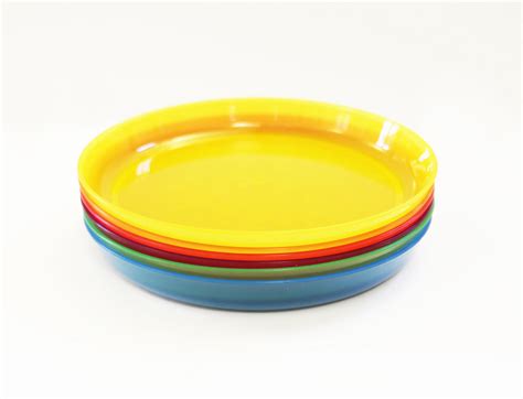 Multicoloured 6 Pack Picnic Plates Cooking And Dining Iceland Foods