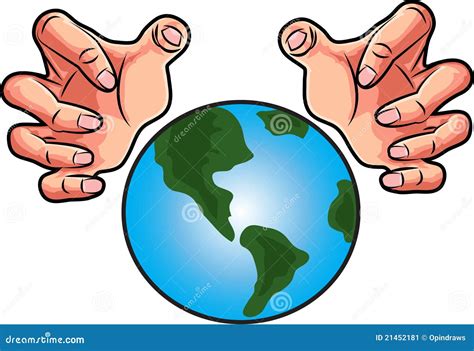 Rule The World Stock Illustration Illustration Of Palm 21452181