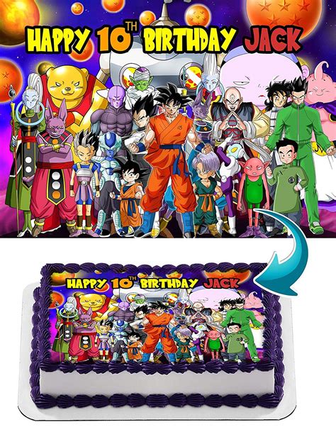 Buy Cakecery Dragon Ball Super Goku Vegeta Gohan Anime Dragon Ball