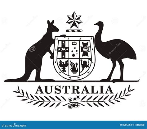 Escudo De Armas De Australia Stock De Ilustraci N Ilustraci N De