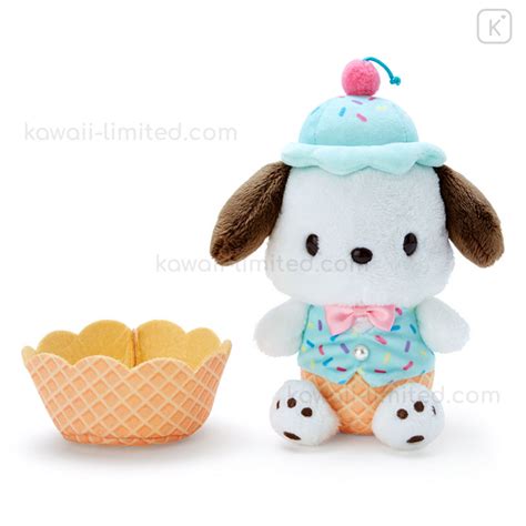 Japan Sanrio Plush Toy Pochacco Ice Cream Parlor Kawaii Limited