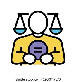 Equality People Value Line Icon Vector Stock Vector Royalty Free