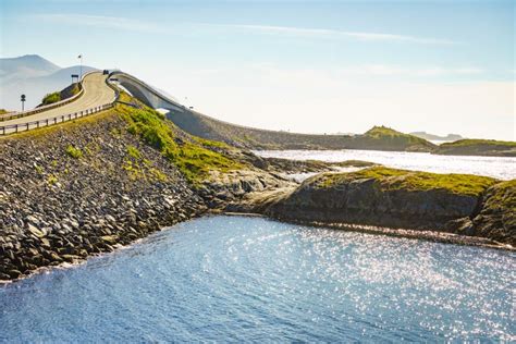 The Atlantic Road In Norway Stock Photo Image Of Landscape Coast