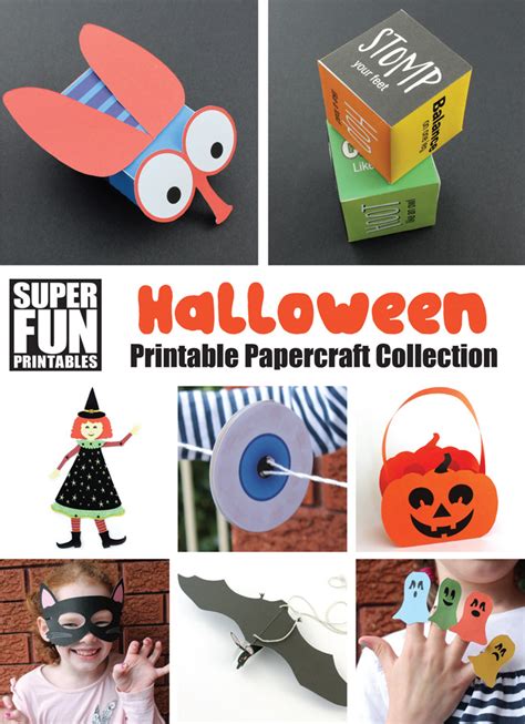 8 fun printable Halloween crafts - The Craft Train