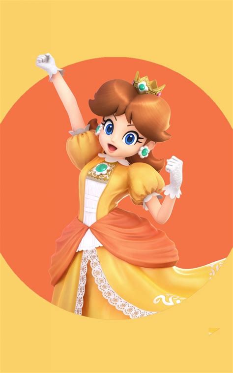 Download wallpaper 800x1280 princess daisy, super smash bros. ultimate ...