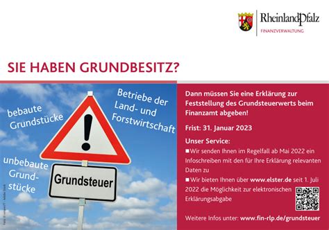 Grundsteuer Frist bis 31 Januar 2023 verlängert Stadt Sinzig