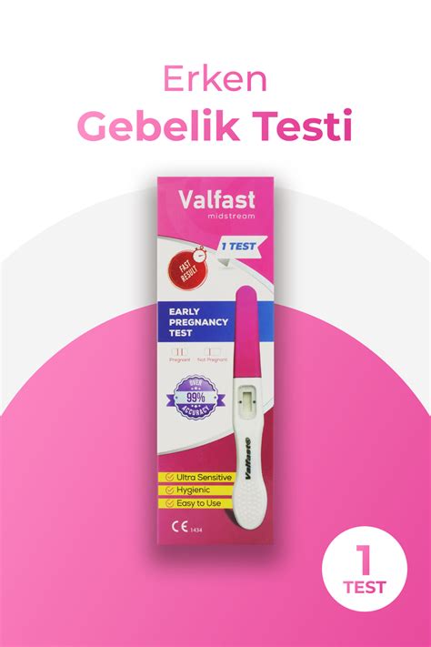 Valfast Erken Gebelik Testi H Zl Hamilelik Testi Adet Fiyat