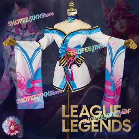 ชุดคอสเพลย์ League Of Legends Ahri Spirit Blossom Ahri สําหรับงานรื่นเริง Shopee Thailand