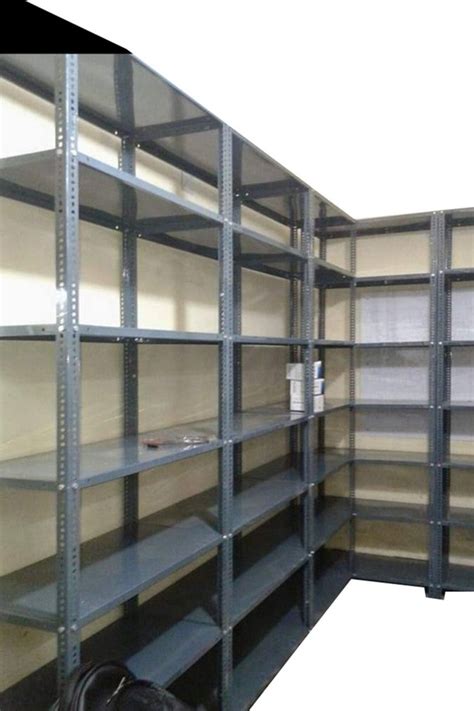 Iron Open Slotted Angle Rack For Warehouse Kg At Rs Sq Ft In