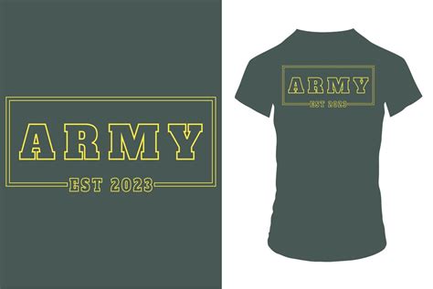 ARMY T-shirt design a nd new 21836468 Vector Art at Vecteezy