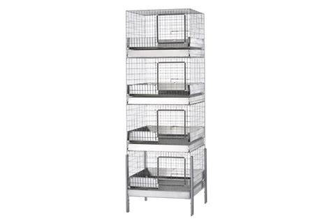 Stacking rabbit cages (multi-level rabbit cage) - Hightop Rabbit Equipment