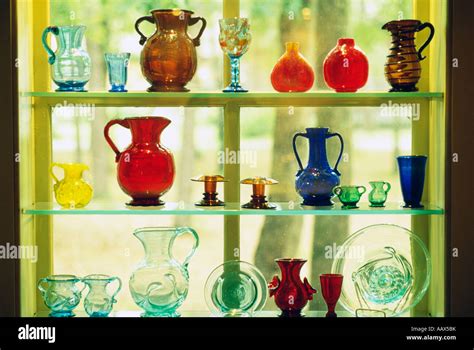 Glass in Museum of American Glass Wheaton Village NJ Stock Photo - Alamy