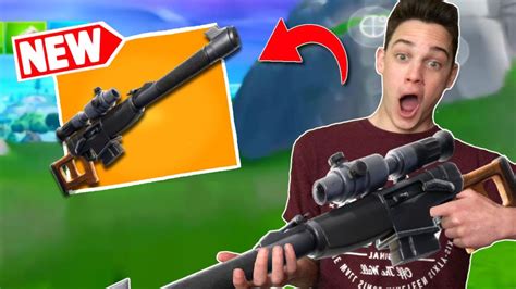 The New Automatic Sniper Rifle Is Amazing On Fortnite Mobile Youtube