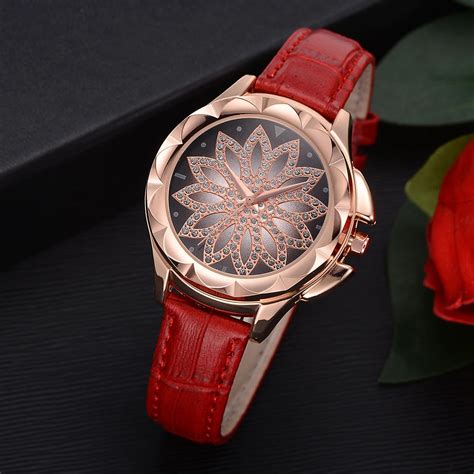 Rose Gold Women Elegant Wristwatch New Fashion Casual Ladies Watches