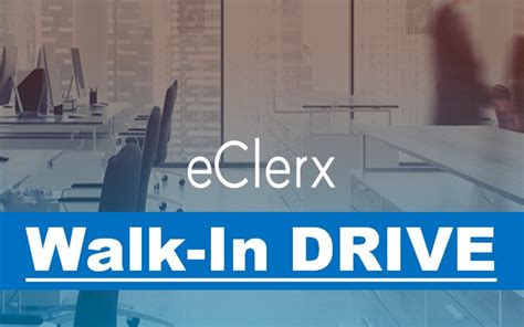 Eclerx Walk In Interview 15th Oct 18th Oct 2024 Careerforfreshers