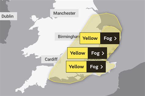 Met Office Warnings Extended Freezing Fog Alert Widened As Uk Hit By