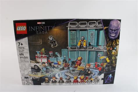 Lego Marvel The Infinity Saga Iron Man Armory Set Property Room