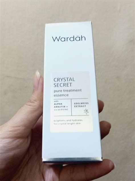 Wardah Crystal Secret Pure Treatment Essence 50ml On Carousell