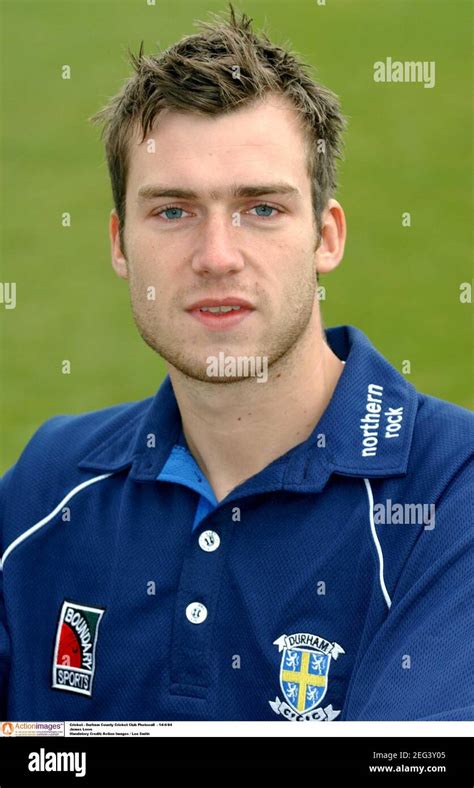 Durham Cricket James Lowe Of Durham County Cricket Club Hi Res Stock