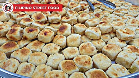 Filipino Street Food Bean Filled Pastry Hopia In Quiapo Manila