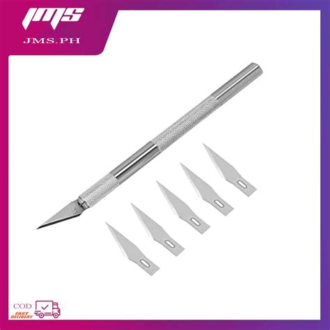 Precision Knife Pen Type Cutter Whit 5 Extra Blades Shopee Philippines