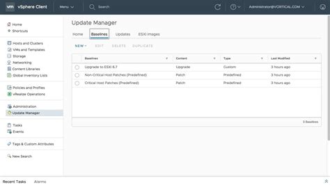 VSphere Update Manager VMware