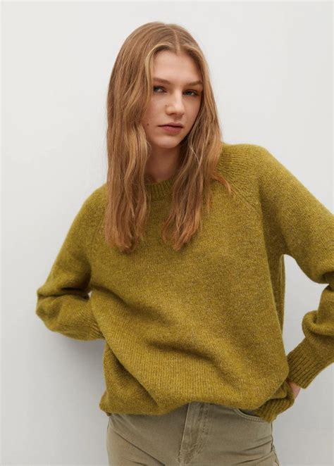 Oversize Knit Sweater Woman Mng Australia Knitting Women Sweater Oversized Knitted