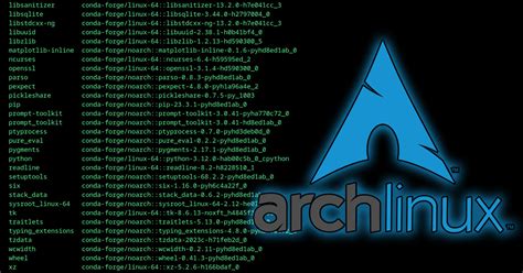 Install Anaconda Arch Linux AUR