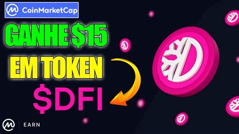 AIRDROP OFICIAL GANHE 15 USD GRÁTIS EM TOKENS DFI NO COINMARKETCAP