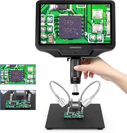 Andonstar Ad Microscope Num Rique Hdmi Avec Cran Lcd X