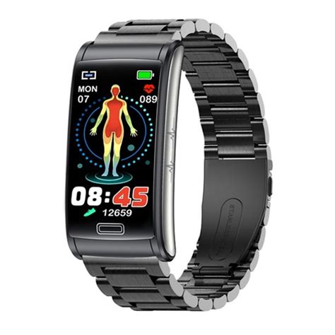 E600 Smart Watch ECG Blood Sugar Men Non Invasive Blood Glucose Heart