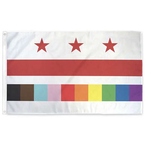 Rainbow Washington Dc Flag Better State Flags