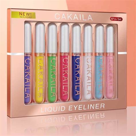 Cakaila Colors Eyeliner Set Colorful Liquid Eyeliner Gel Pen Set