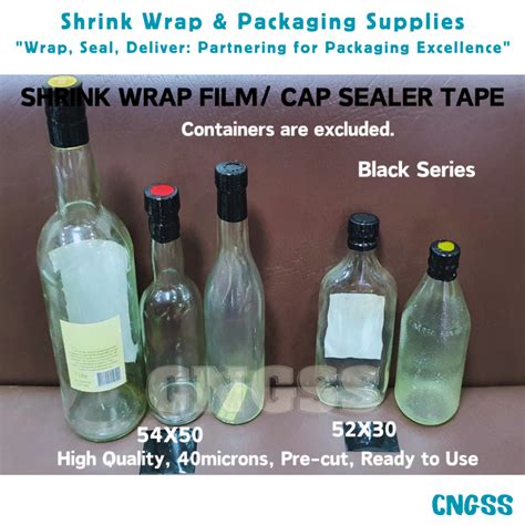 Shrink Wrap Plastic Packaging Shrinkable Plastic Sealer Tape Cap For