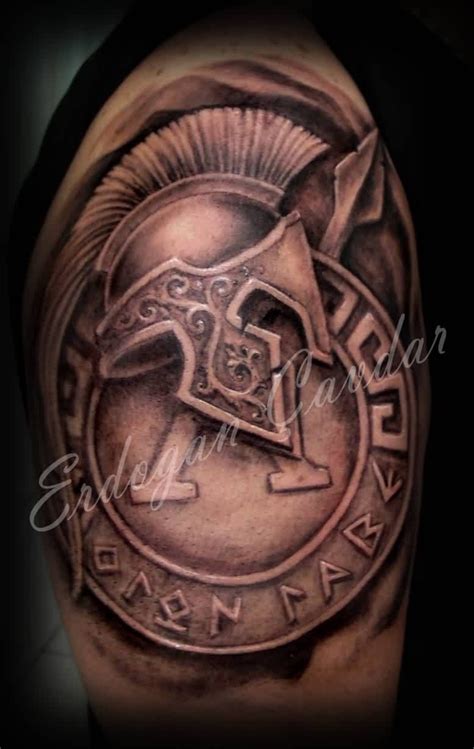 Roman Sword And Shield Tattoo