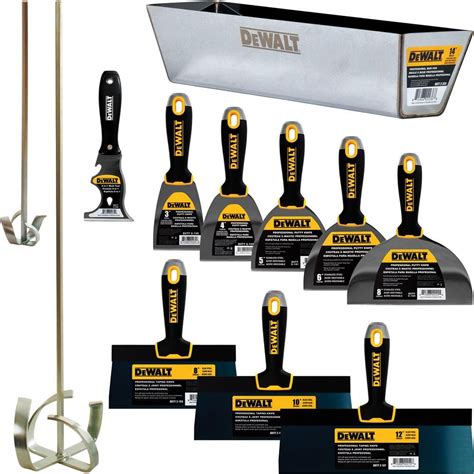 Dewalt Deluxe Blue Steel Drywall Hand Tool Set With Soft Grip Handles Dxtt 3 610 The Home