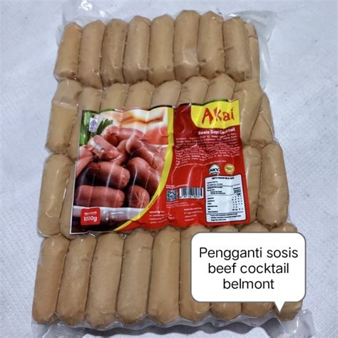 Jual Akai Sosis Beef Cocktail Isi 66 Pcs 1 Kg Shopee Indonesia