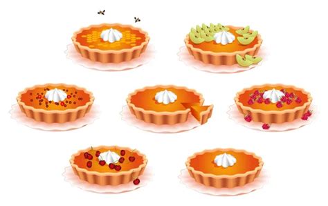 100000 Dessert Set Vector Images Depositphotos