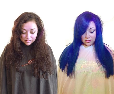 Pravana Vivids Violet Before And After Hair Styles Long Hair Styles