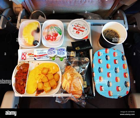 Emirates Economy Class Food Menu