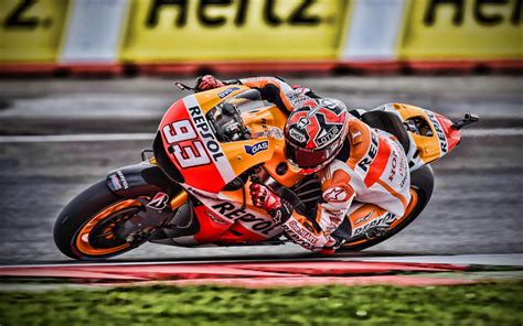 Descargar fondos de pantalla Marc Márquez 4k MotoGP 2019 motos