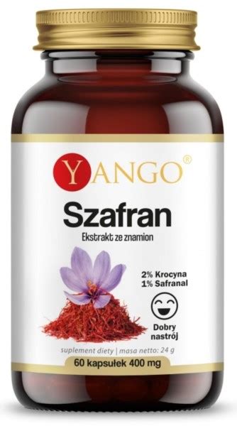 Yango Szafran 400 mg 60 k równowaga emocjonalna Dobre Ziołko