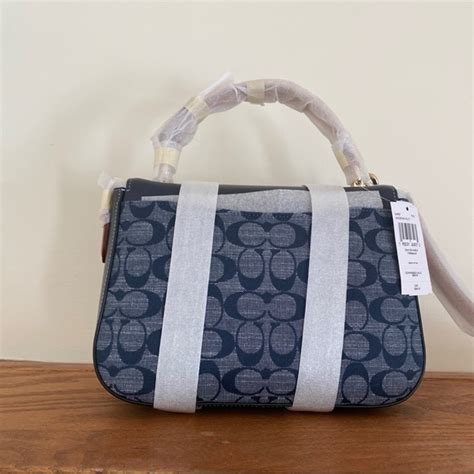 Coach Bags Coach Marlie Top Handle Satchel In Signature Chambray