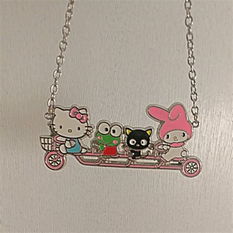 Ahhhh I Love This Adorable Sanrio Plaque Necklace Depop Hello