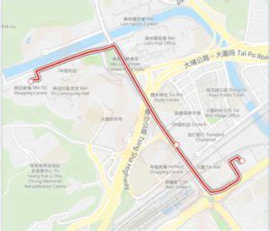 New Territories Bus Route Line No 82B Runs From Mei Tin To Tai Wai